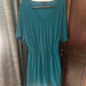 White House Black Market Blue Midi Dress